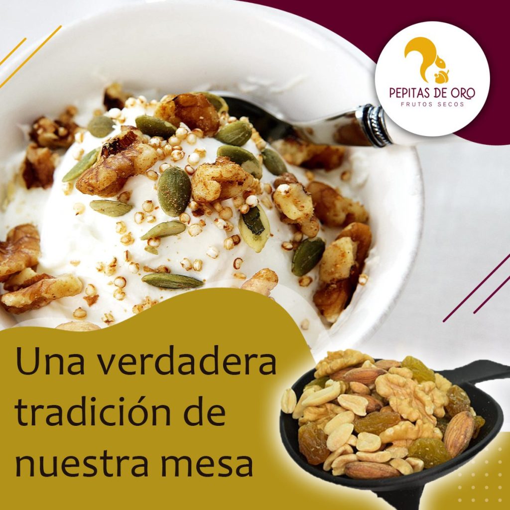 Mezcla de frutos secos sin sal